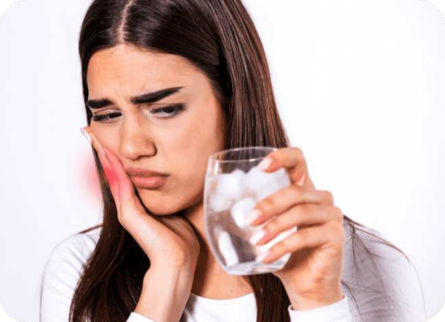 Symptoms of sensitive teeth